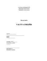 Referāts 'Valsts atbildība', 1.