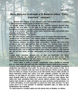 Eseja 'Mans ceļojums laivā kopā ar Noras Ikstenas stāsta "Četru brauciens" varoņiem', 1.