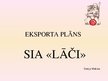 Prezentācija 'Eksporta plāns', 1.