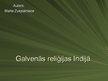 Prezentācija 'Galvenās reliģijas Indijā', 1.