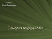 Prezentācija 'Galvenās reliģijas Indijā', 1.