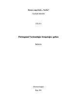 Referāts 'Pārkāpumi Nacionālajos bruņotajos spēkos', 1.
