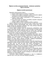 Referāts 'Reģionu izveides programma Latvijā - risinājumi optimālam reģionu lielumam', 1.