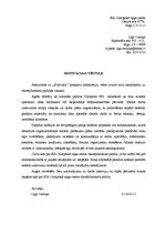 Paraugs 'Motivācijas vēstule', 1.