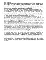 Eseja 'Rene Descartes Bio', 1.