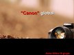 Prezentācija 'Firma "Canon"', 1.