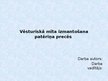 Prezentācija 'Vēsturiskā mīta izmantošana patēriņa precēs', 1.