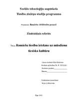 Referāts 'Romiešu tiesību ietekme uz mūsdienu tiesisko kultūru', 1.