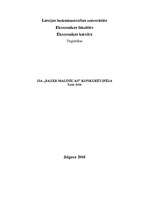 Referāts 'SIA "Fazer maiznīca" konkurētspēja', 1.