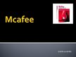 Prezentācija 'Antivīrusa programma Mcafee', 1.