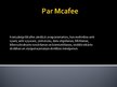 Prezentācija 'Antivīrusa programma Mcafee', 2.