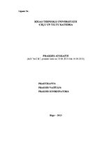 Prakses atskaite 'Prakses atskaite', 1.