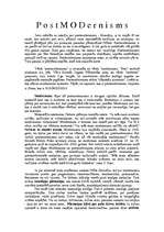 Referāts 'Postmodernisms', 1.