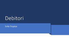 Prezentācija 'Debitori', 1.