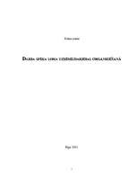 Referāts 'Darba spēka loma uzņēmējdarbības organizēšanā', 1.