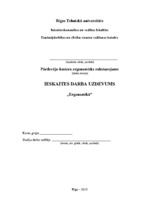 Referāts 'Pārdevēja - kasiera darba ergonomisks raksturojums', 1.