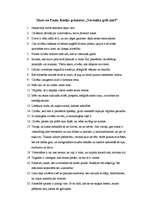 Konspekts 'Tēzes no Paulu Koelju grāmatas "Veronika grib mirt"', 1.