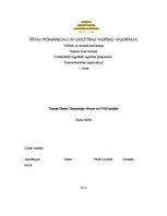 Konspekts 'Uzņēmuma "Toyota Motor Corporatin" vēsture un SVID analīze', 1.