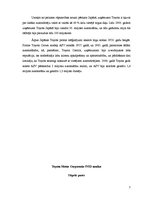 Konspekts 'Uzņēmuma "Toyota Motor Corporatin" vēsture un SVID analīze', 7.