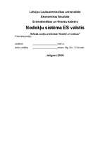 Referāts 'Nodokļu sistēma ES valstīs', 1.