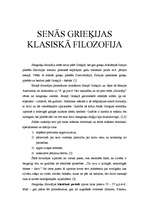 Referāts 'Senās Grieķijas klasiskā filosofija', 1.