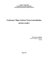 Eseja 'Uzņēmuma "Rīgas satiksme" krīzes komunikācijas piemēra analīze', 4.