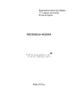 Referāts 'Ž.Bizē "Karmena"', 1.