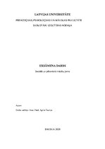 Konspekts 'Izvērsts rotaļnodarbības konspekts sociālajās zinībās pirmsskolā', 1.