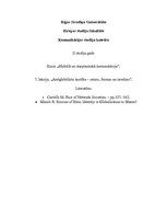 Eseja 'Antiglobālistu kustība - saturs, formas un izredzes', 1.