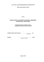 Diplomdarbs 'Ziemas rudzu audzēšanas iespējas zemnieku saimniecībā "X"', 1.