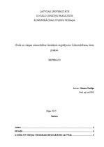 Referāts 'Goda un cieņas aizsardzības tiesiskais regulējums. Likumdošana, tiesu prakse', 1.