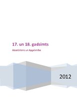 Konspekts '17. un 18.gadsimts. Absolūtisms un apgaismība', 1.