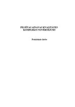 Referāts 'Pilsētas ainavas kvalitātes komplekss novērtējums', 1.