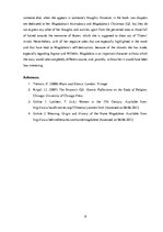 Eseja 'Magdalena’s Self-Destruction in Rose Tremain’s "Music and Silence"', 8.