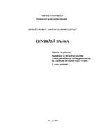 Referāts 'Centrālā banka', 1.