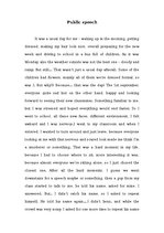 Paraugs 'Public Speech', 1.