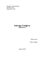 Referāts 'Māksliniece Solveiga Vasiļjeva', 1.