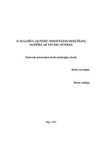 Referāts 'Jauniešu identitātes meklēšana saistībā ar vecāku viedokļa pieņemšanu', 1.
