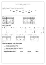 Konspekts 'Darba lapa matemātikā spējīgākajiem 4.klases skolēniem', 1.