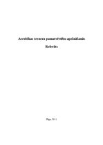 Referāts 'Aerobikas trenera pamatvērtību apzināšanās', 1.