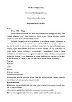 Konspekts 'Montesori modelis', 1.