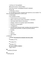 Biznesa plāns '"Ventspils News"', 1.