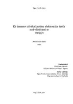 Referāts 'Elektrovelosipēda bremzēšanas enerģijas uzkrāšana', 1.