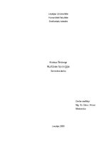 Referāts 'Kultūru tipoloģija', 1.