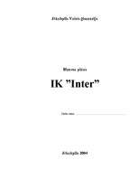 Biznesa plāns 'IK "Inter"', 1.