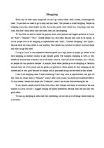 Eseja 'Shopping', 1.