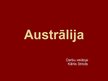 Prezentācija 'Austrālija', 1.