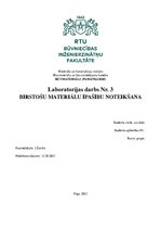 Paraugs 'Laboratorijas darbs Birstošu materiālu īpašību noteikšana', 1.