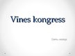 Prezentācija 'Vīnes kongress', 1.