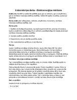 Konspekts 'Elektroenerģijas mērīšana - laboratorijas darbs fizikā', 1.